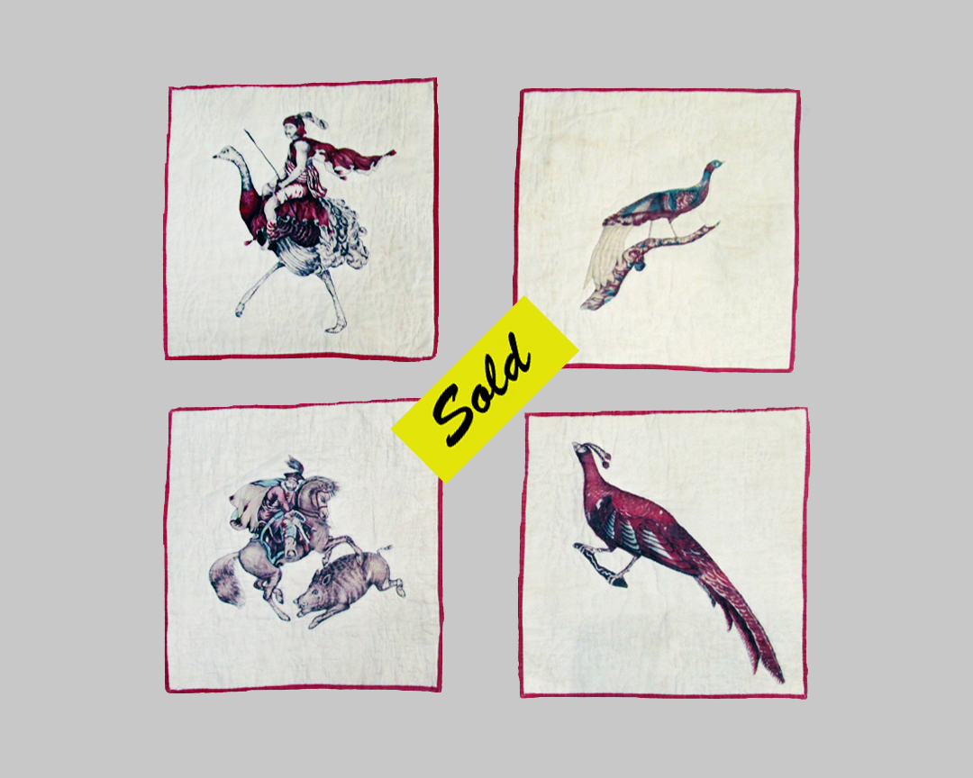 Broderie Perse quilt fragments