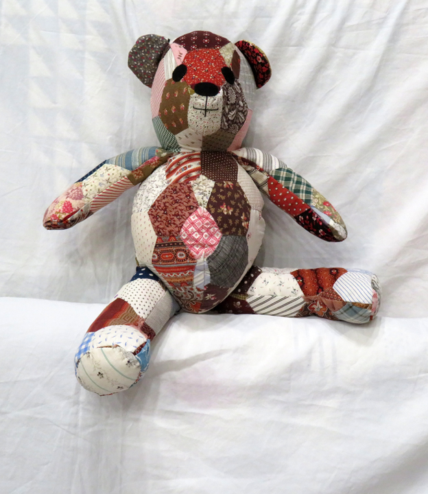 Antique Quilt Teddy Bears - Big Belly Bears