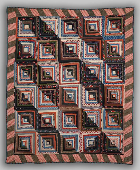 CONSS1 Unusual Broken Dishes Quilt
