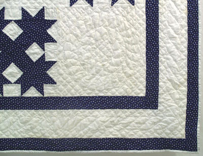 An example of custom quilting done by Rocky Mountain Quilts