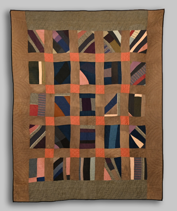 CONJE44 Early Abstract Amish Quilt