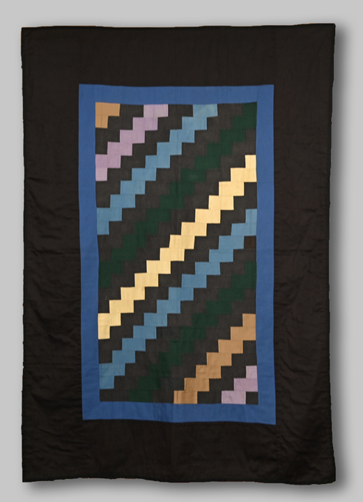 CONJE47 Amish Bricks Child's or Hired Man's Bed Quilt