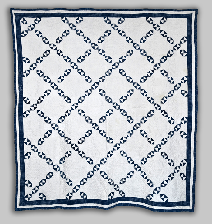 CONSS1 Unusual Broken Dishes Quilt