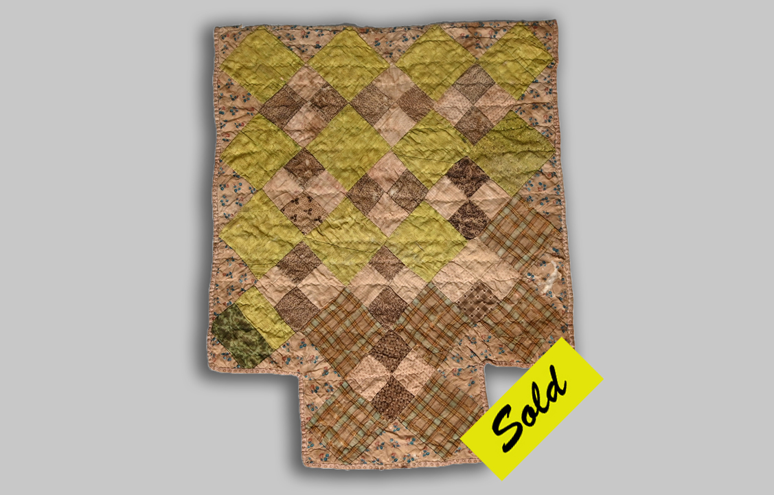 DQ404 Four Patch on Point/Poster Doll Quilt
