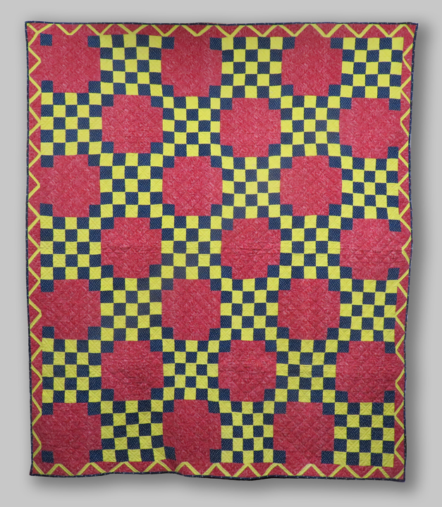 Q6442 Checkerboard Irish Chain Quilt