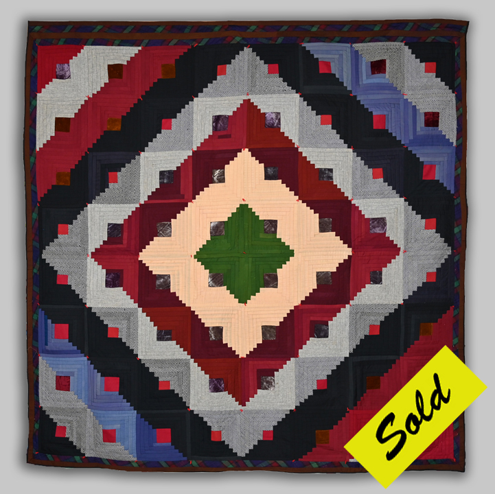 Q9067 Wool Log Cabin Barn Raising