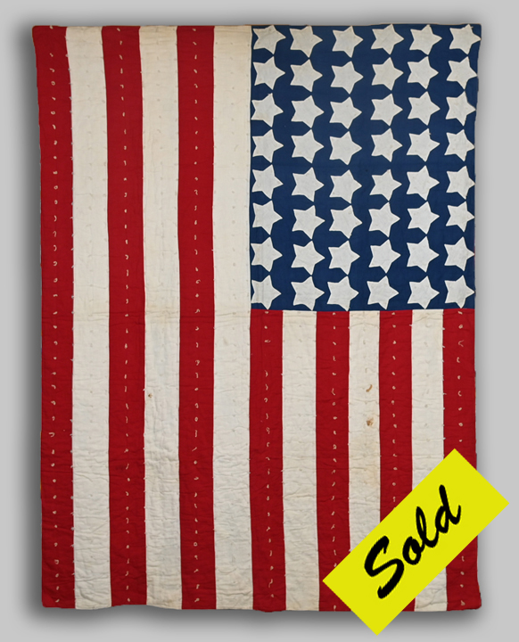 Q9275 American Flag Quilt