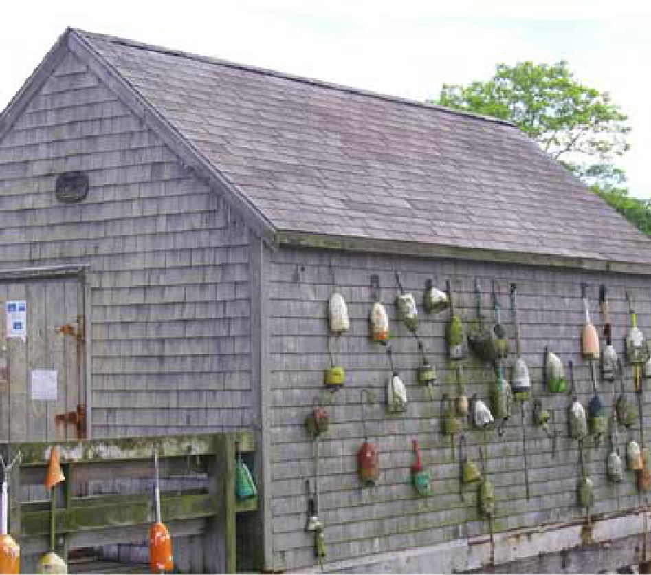 An image of the Lobster Shack, in York, Maine.